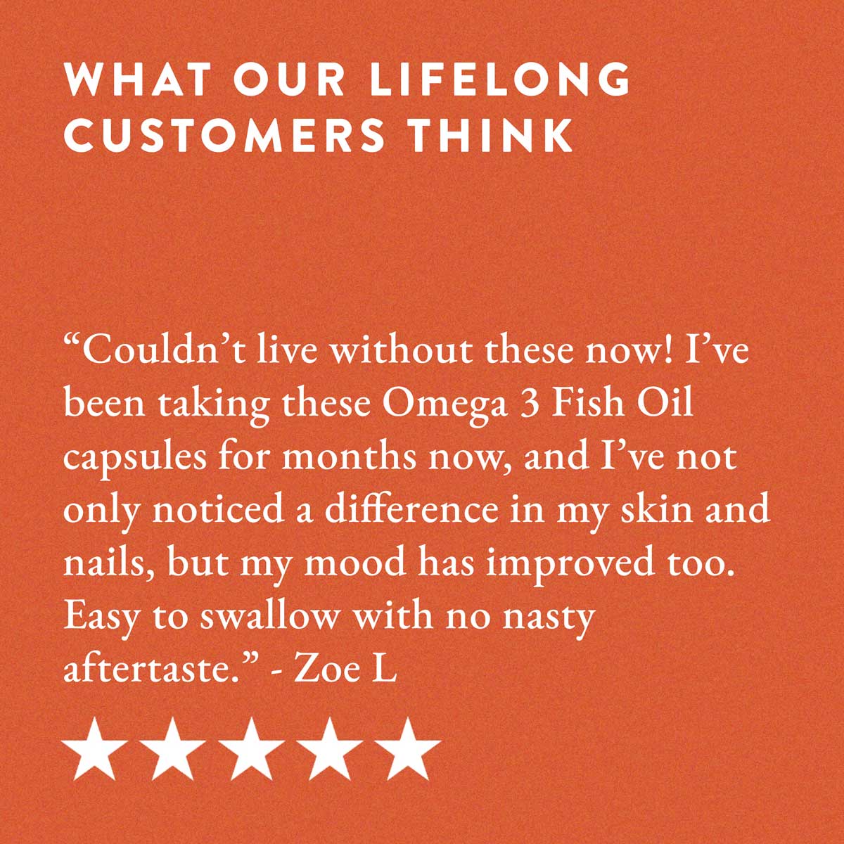 Life & Soul High Strength Omega-3 Fish Oil Daily Capsules - Image 3