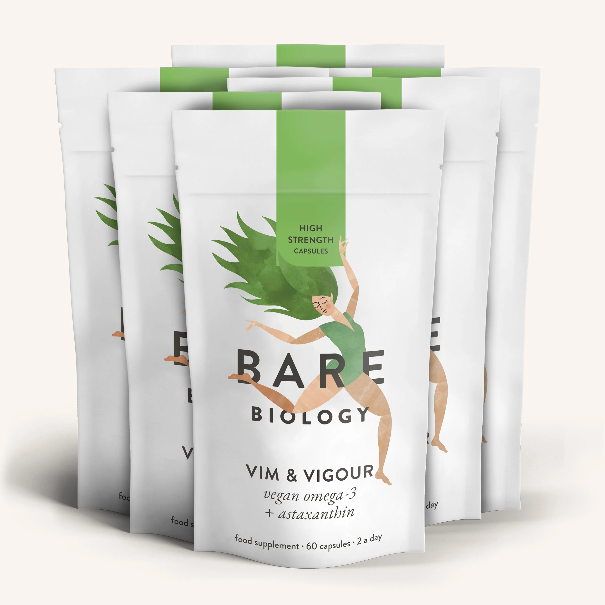 Vim & Vigour Vegan Omega-3 & Astaxanthin Capsules - Image 6