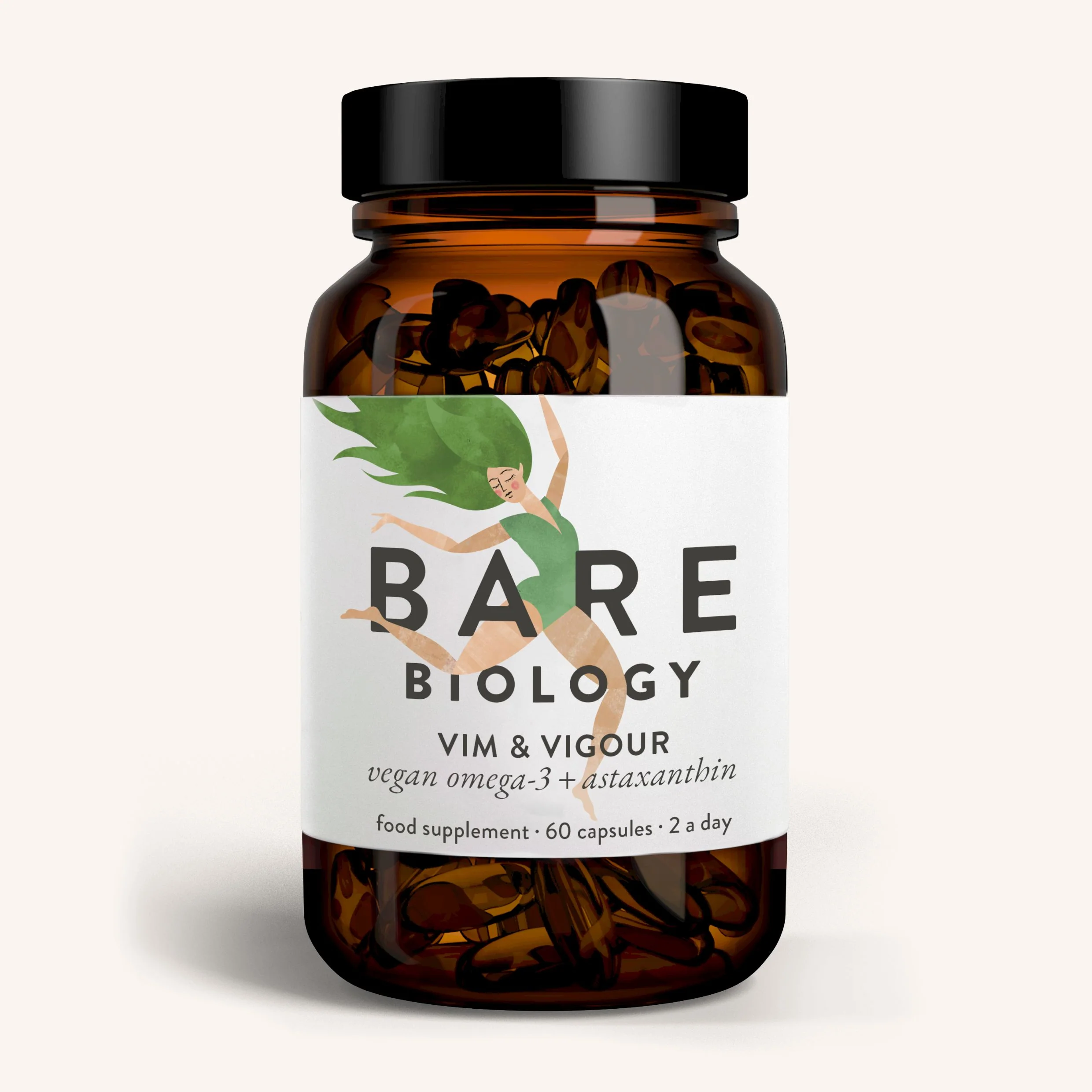 Vim & Vigour Vegan Omega-3 & Astaxanthin Capsules - Image 7