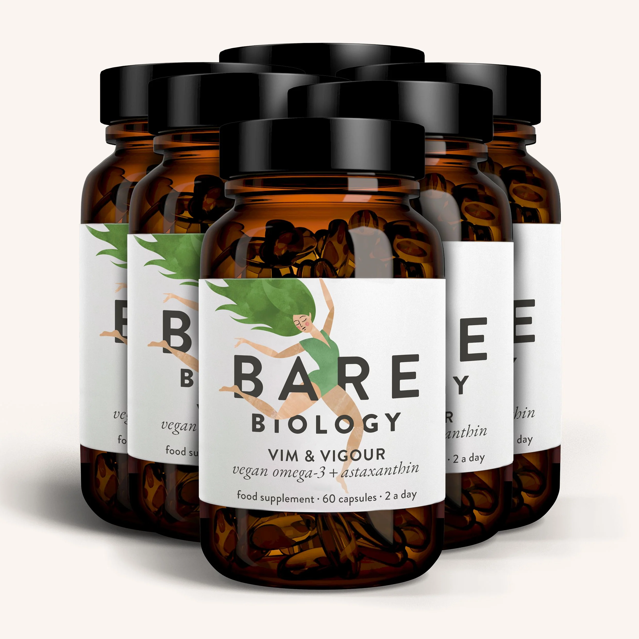 Vim & Vigour Vegan Omega-3 & Astaxanthin Capsules - Image 8